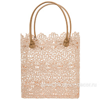 Корзина плетеная "Кружево" (ткань), 28x10xH29 см - фото 1