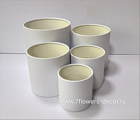 Коробка шляпная, D21xH21 см - D12xH12 см, набор (5 шт), без крышки - фото 1