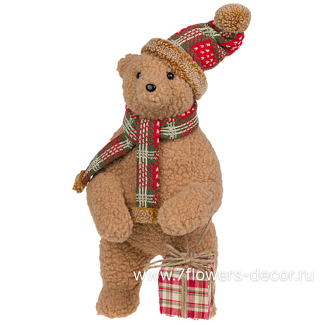 Фигура Медвежонок (ткань), 23x20xH51 см - фото 1