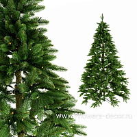 Ель искусственная с лампочками "Ленинградская" (ПВХ,ПЭ), D137xH210 см - фото 1