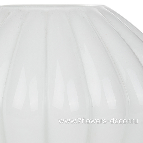 Ваза Frosty (стекло), D17xH20 см - фото 2