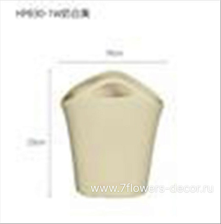 Ваза Сумка (керамика), 19x9xH23 см - фото 1