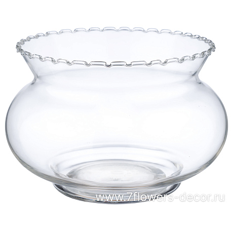 Ваза Belly (стекло), D13xH11 см - фото 1