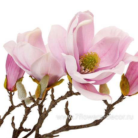 Ветка искусственная Магнолия, H90 см - фото 2