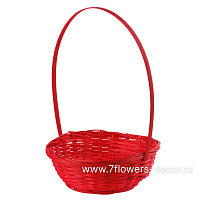 Корзина плетеная (бамбук), D19xH5/31 см - фото 1