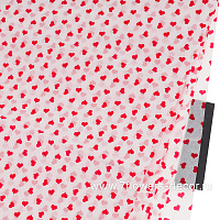 Бумага тишью "Сердца", 51x66 см, 17 г/м2, набор (10 шт) - фото 1