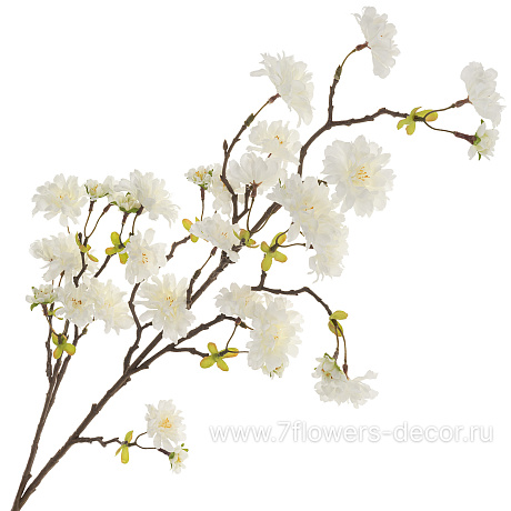 Ветка искусственная Вишня, H109 см - фото 1