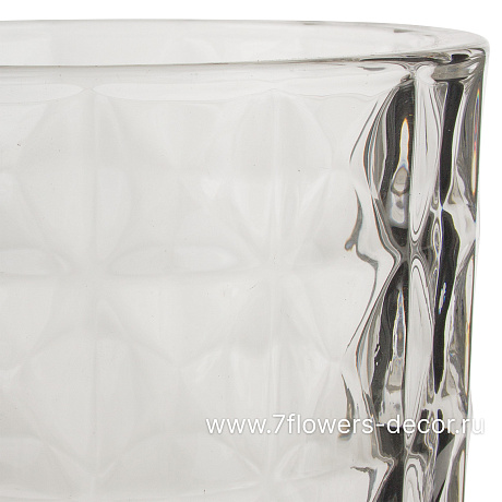 Ваза Crystal (стекло), D10,5xH18 см - фото 2