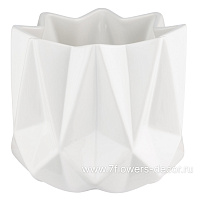 Кашпо "Bauhaus" (керамика), D16,5хН15,5 см - фото 1