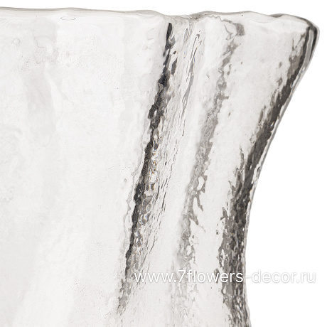 Ваза Paper (стекло), D16,5xH23 см - фото 2