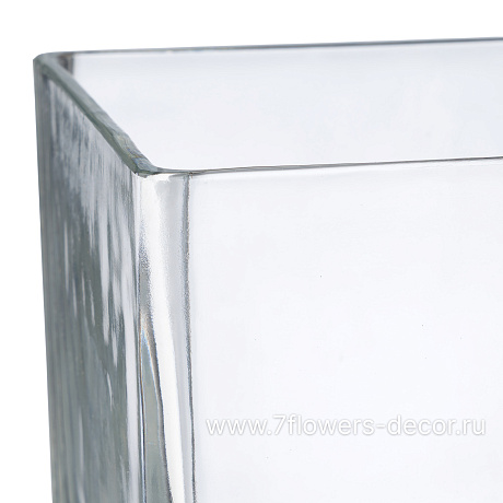 Ваза Куб (стекло), 15x15xH15 см, К - фото 2