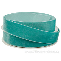 Лента декоративная (бархат), 25 ммx10 ярд - фото 1