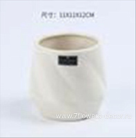 Кашпо "Flow" (керамика), D11xH12 см - фото 1