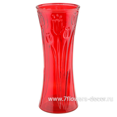 Ваза Алисия (стекло), D9xH25 см - фото 2