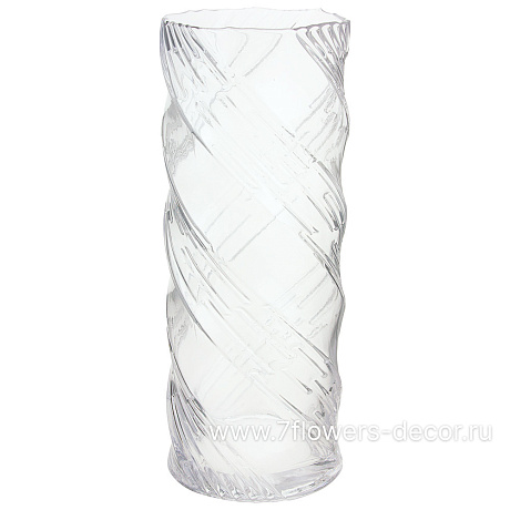 Ваза Ирис (стекло), D12xH30 см - фото 1