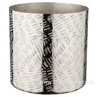 Кашпо (металл), D15xH15 см - фото 1