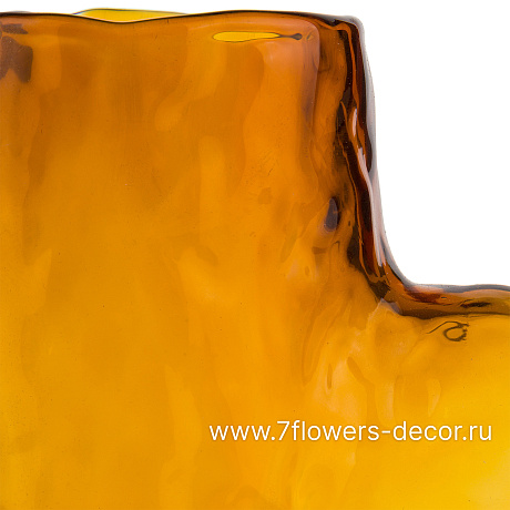 Ваза Amber (стекло), 14x8xH26 см - фото 2