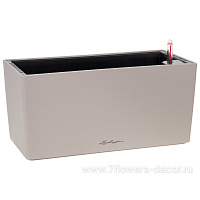 Кашпо Lechuza "Balconera Color 40 Complete sand brown" (пластик), 40x19xH19 см - фото 1