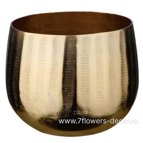 Кашпо (металл), D15xH12,5 см - фото 1