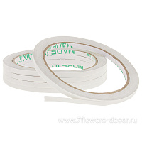 Скотч двухсторонний, 5 ммx16 м, набор (5 шт) - фото 1