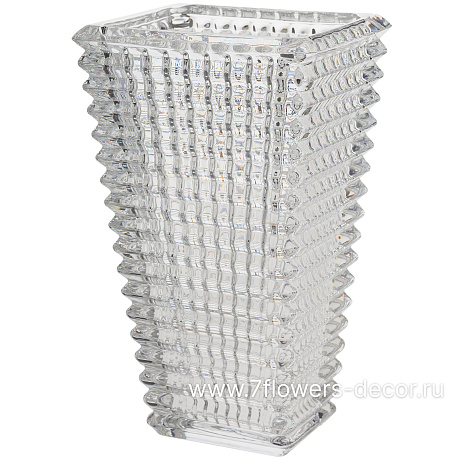 Ваза Diamond (стекло), 13,5x10xH23 см - фото 1