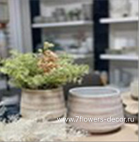 Кашпо "Reverie" (керамика), D18xH15 см - фото 1