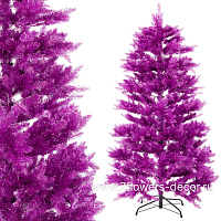 Ель искусственная "Барокко" (ПВХ), D140xH210 см - фото 1