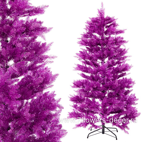 Ель искусственная Барокко (ПВХ), D140xH210 см - фото 1