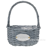 Корзина плетеная (ива), 23x16xH12/23 см - фото 1