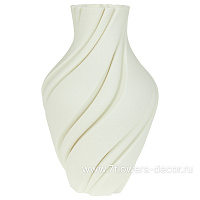 Ваза "Иллюзия" (керамика), 16x16xH27 см, для сухоцветов - фото 1