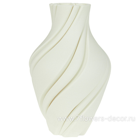 Ваза Иллюзия (керамика), 16x16xH27 см, для сухоцветов - фото 1