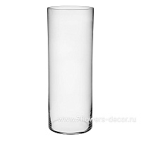 Ваза "Трубка 107" (стекло), D11xH35 см - фото 1