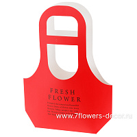Сумка подарочная "Fresh Flowers" (картон), 25x9xH32 см, набор (10 шт) - фото 1