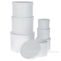 Коробка шляпная, D25xH18 см - D11xH8,5 см, набор (7 шт) - фото 1