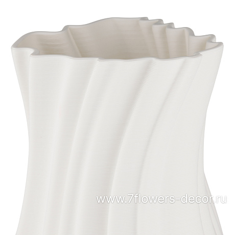 Ваза Иллюзия (керамика), D21xH40 см, для сухоцветов - фото 2