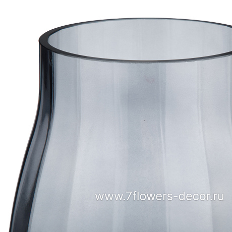 Ваза Agnis (стекло), D16xH21 см - фото 2
