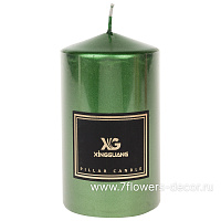 Свеча цилиндр металлик (парафин), D6хН11 см - фото 1