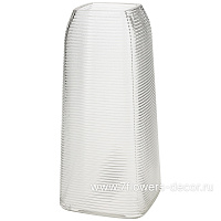 Ваза "Арфа" (стекло), 12x12xH25 см - фото 1