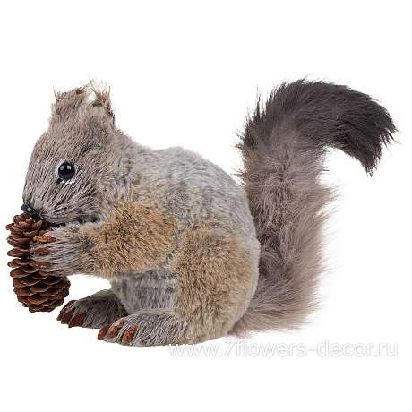 Фигура Белка (иск. мех), 30x13xH18 см - фото 1