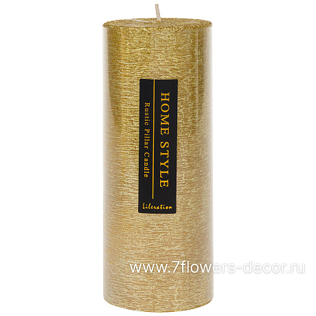 Свеча цилиндр Блеск (парафин), D6xH15 см - фото 1