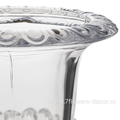 Ваза Crystal (стекло), D16xH20 см - фото 2