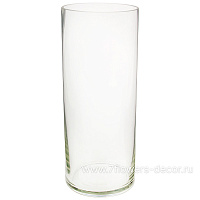 Ваза "Трубка 120" (стекло), D12xH30 см, К - фото 1