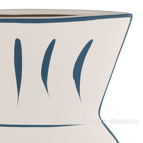 Ваза Санторини (керамика), 21x6xH26 см - фото 2