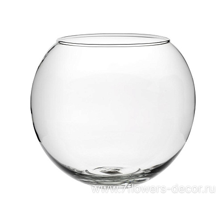 Ваза Шаровая (стекло), D18xH16 см, 3 л - фото 1