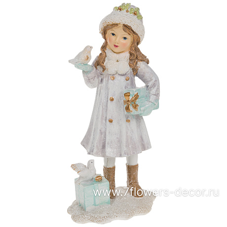 Фигура Девочка (полирезин), 8x6,5xH15,5 см - фото 1