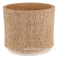 Кашпо "Basket" (керамика), D14,5xH13 см - фото 1