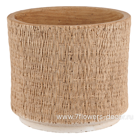 Кашпо Basket (керамика), D14,5xH13 см - фото 1