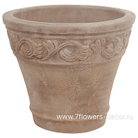 Кашпо Nobilis Marco "Mterra Daycuc Cone", (терракота), D26хН22 см - фото 1