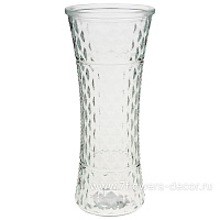 Ваза "Хрусталина 3" (стекло), D11xH29 см - фото 1