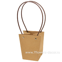 Сумка подарочная (картон), 13x9,5xH15,5 см, набор (10 шт), с ламинацией - фото 1